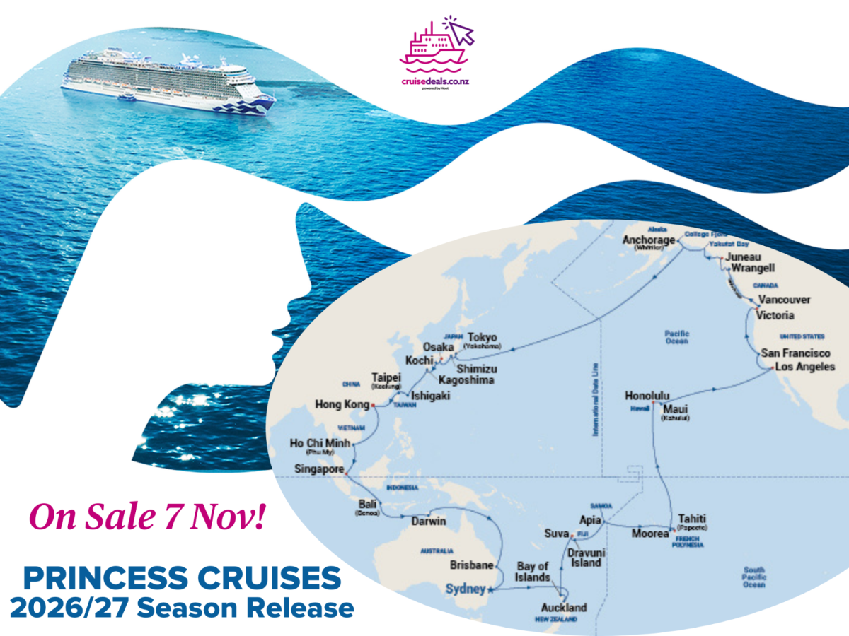 PRINCESS CRUISES; 2026 / 2027 Season Unveiled