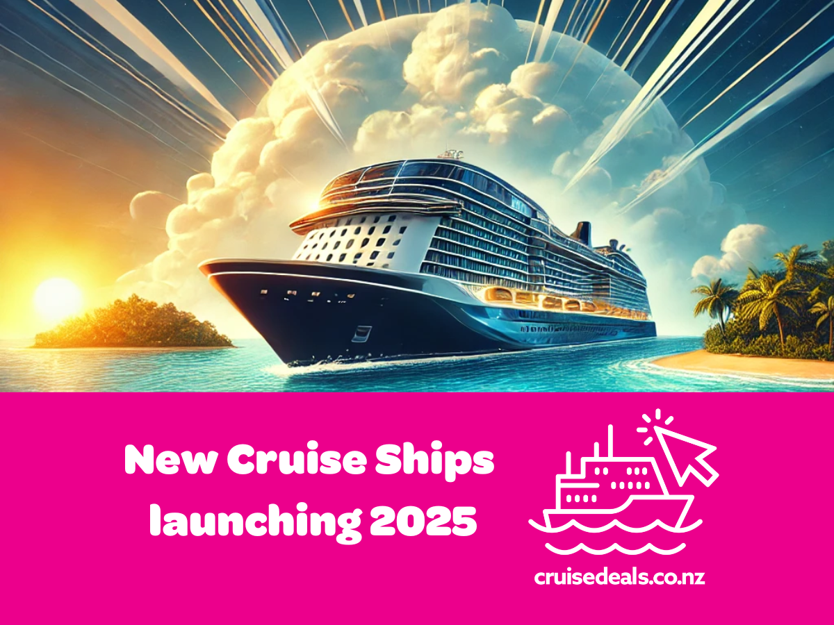 New cruise ships launching in 2025