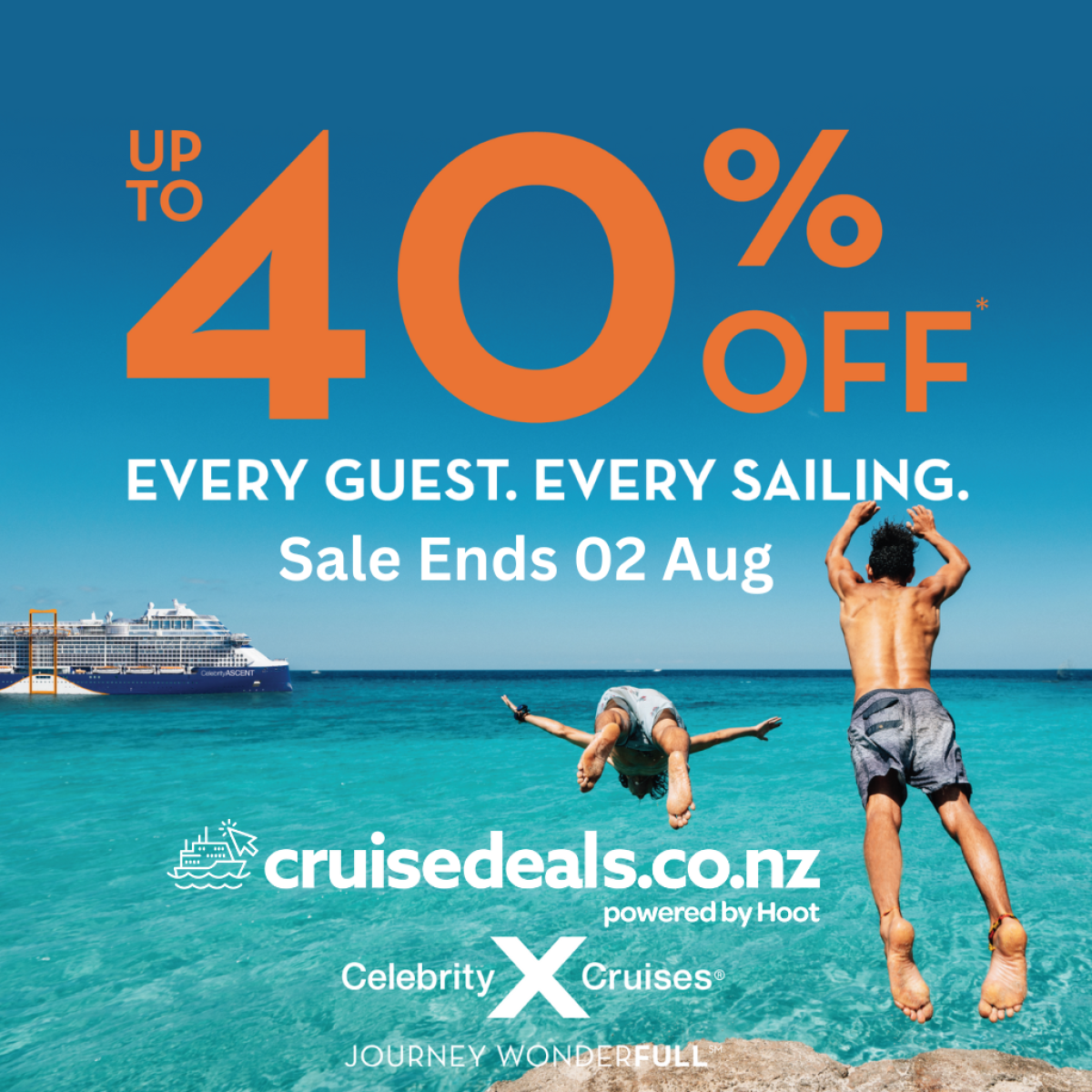 Up to 40% Off Celebrity Cruises Ends soon