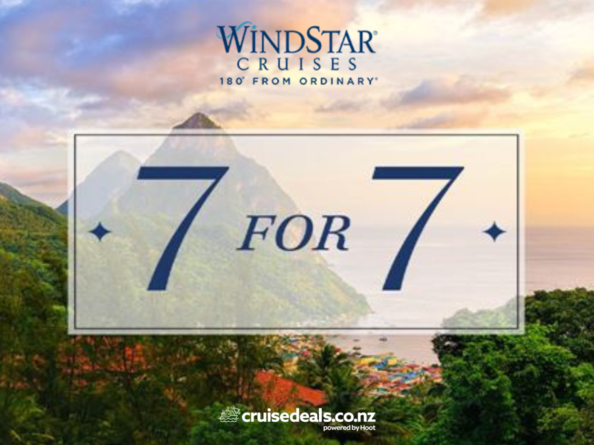 WINDSTAR 7-FOR-7: Last Minute Tropic Getaways