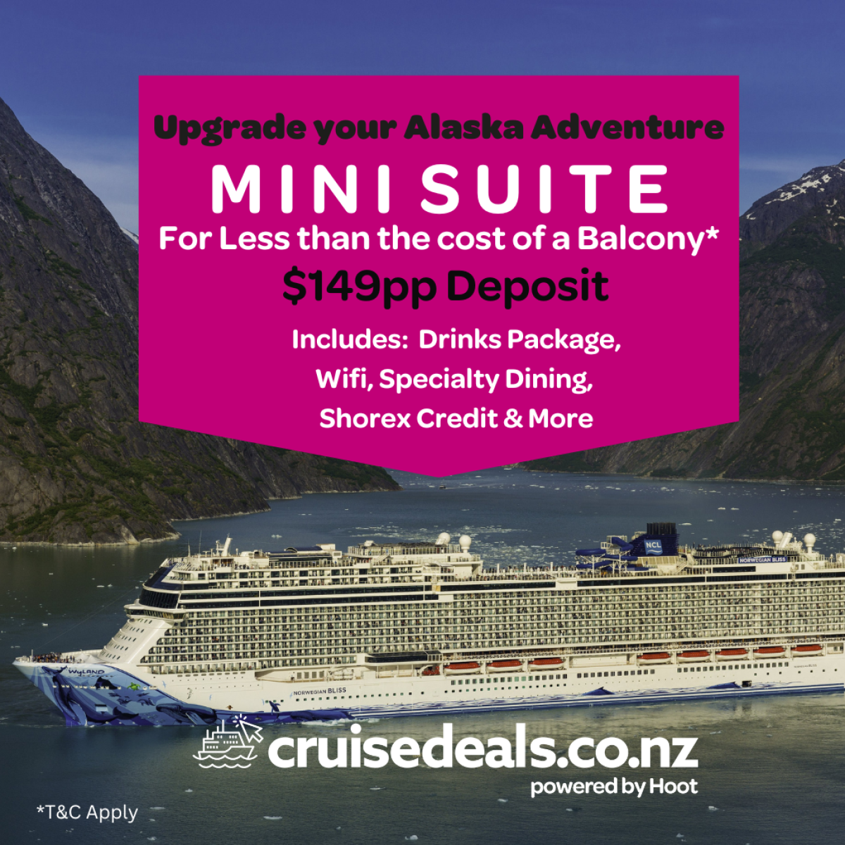 Alaska Suite Dreams Exclusive Offer