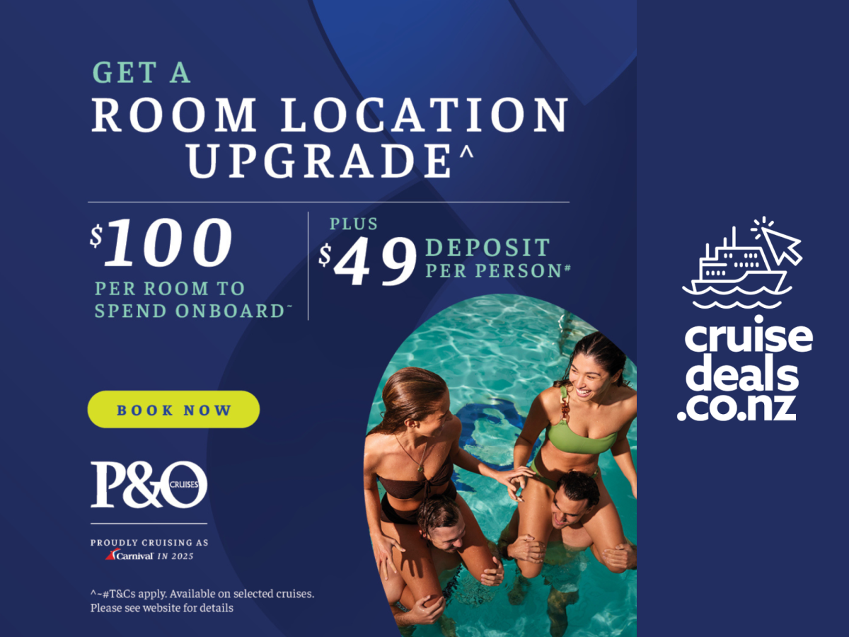 Get More with P&O CRUISES: Room Upgrades, Onboard Cash & Low $49 Deposits