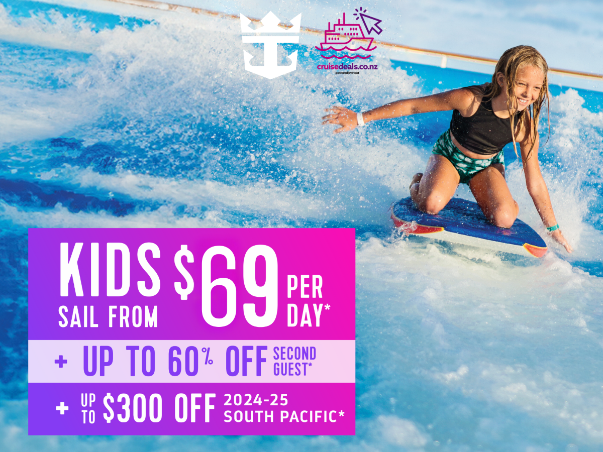 ROYAL CARIBBEAN'S Up to 60% off 2nd guest + Kids Sail from $69*