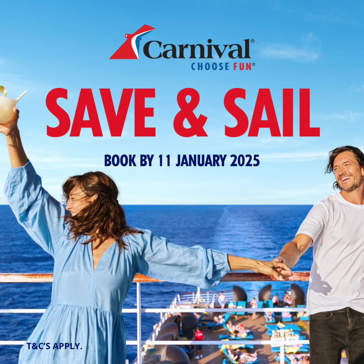 CARNIVAL; 3-Day Save & Sail