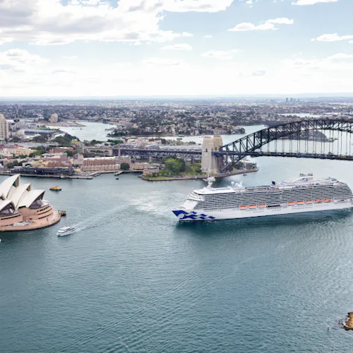 princess ship in Sydney harbour